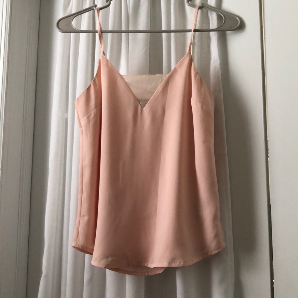Dusty pink tank top blouse